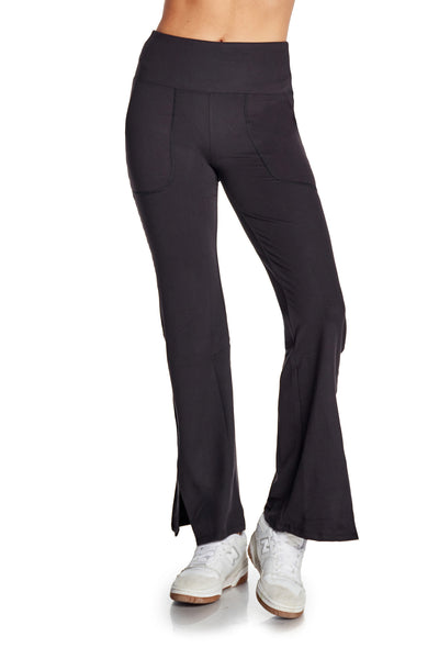 KAM Yoga Pants Women, Unique Yoga Wear, Sport Dance Pants Clothes, Gray  Workout Rayon Yoga Pants. Grey Pants With Protective Knee Pads -  Canada