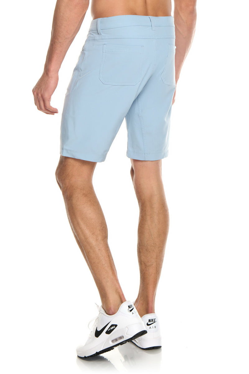 Kyodan Mock Neck Sleeveless Golf Dress With Separate Shorts