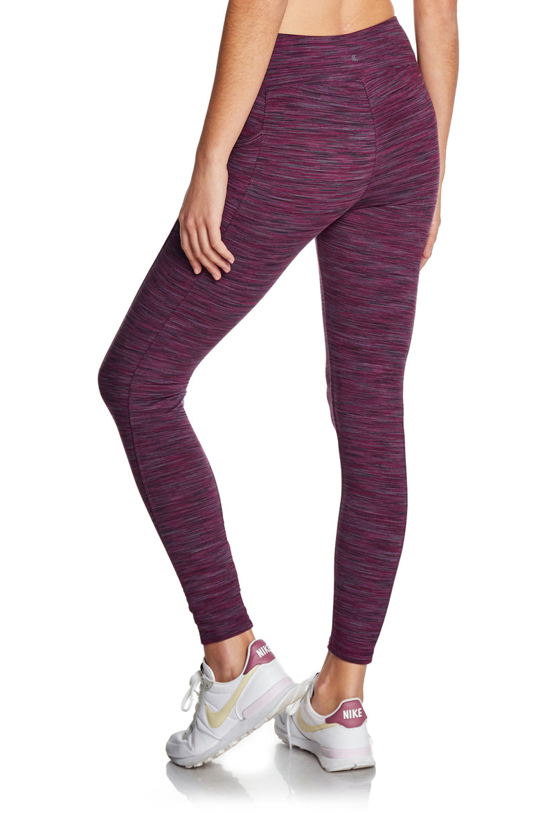 Kyodan pink purple full length leggings woman's size large - $24 - From Bea