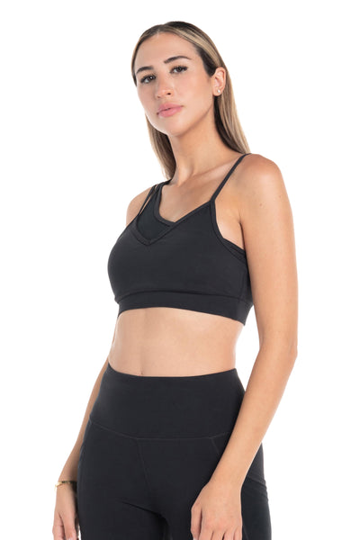 inlzdz Womens Sexy Ultra-Thin Mock Neck Elastic Underbust Vest Crop Top  Yoga Sports Bra Activewear